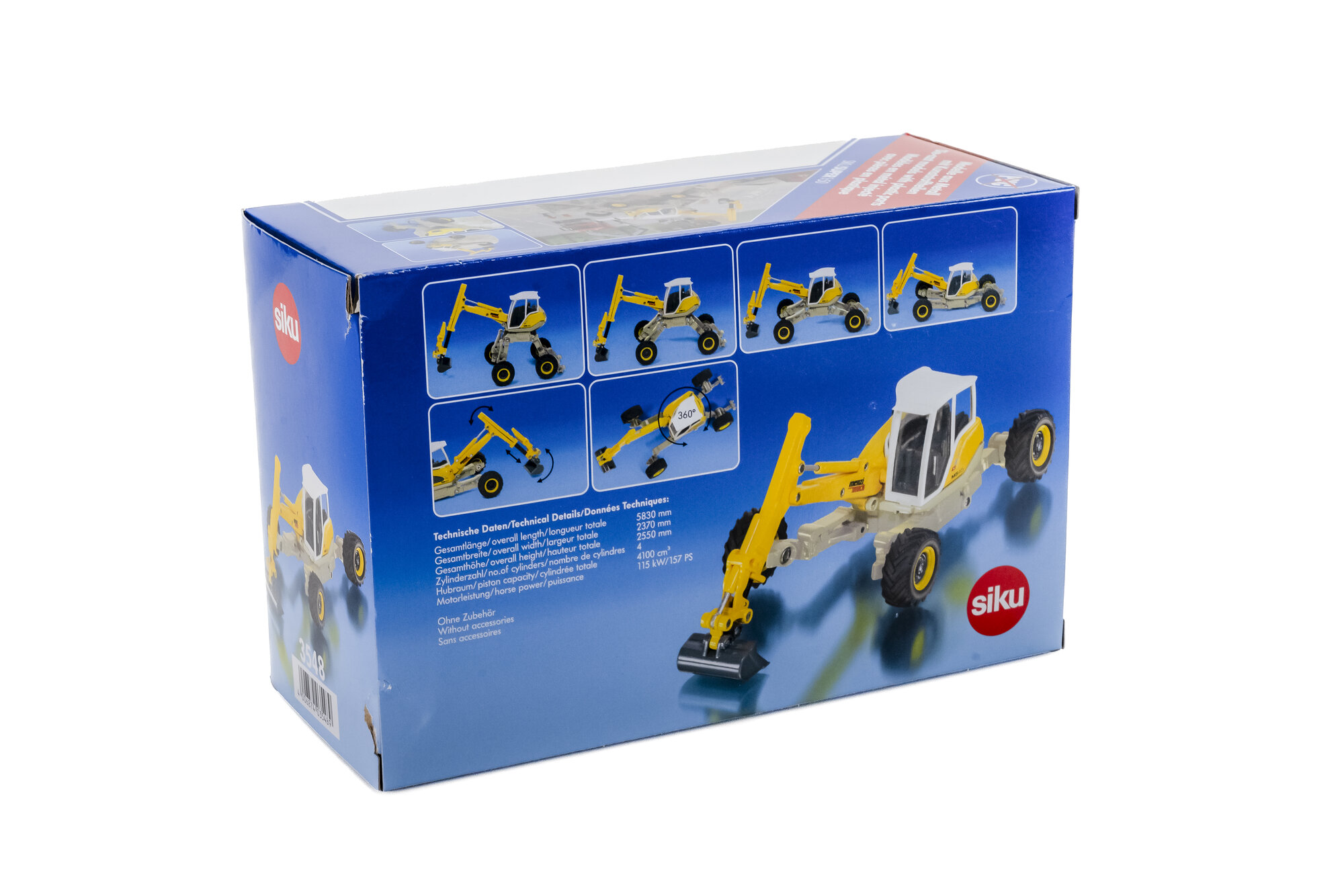 SIKU 3548 1/50 - Pelle Araignée Menzi Muck M545 - Engin De Chantier - Occasion Comme Neuf