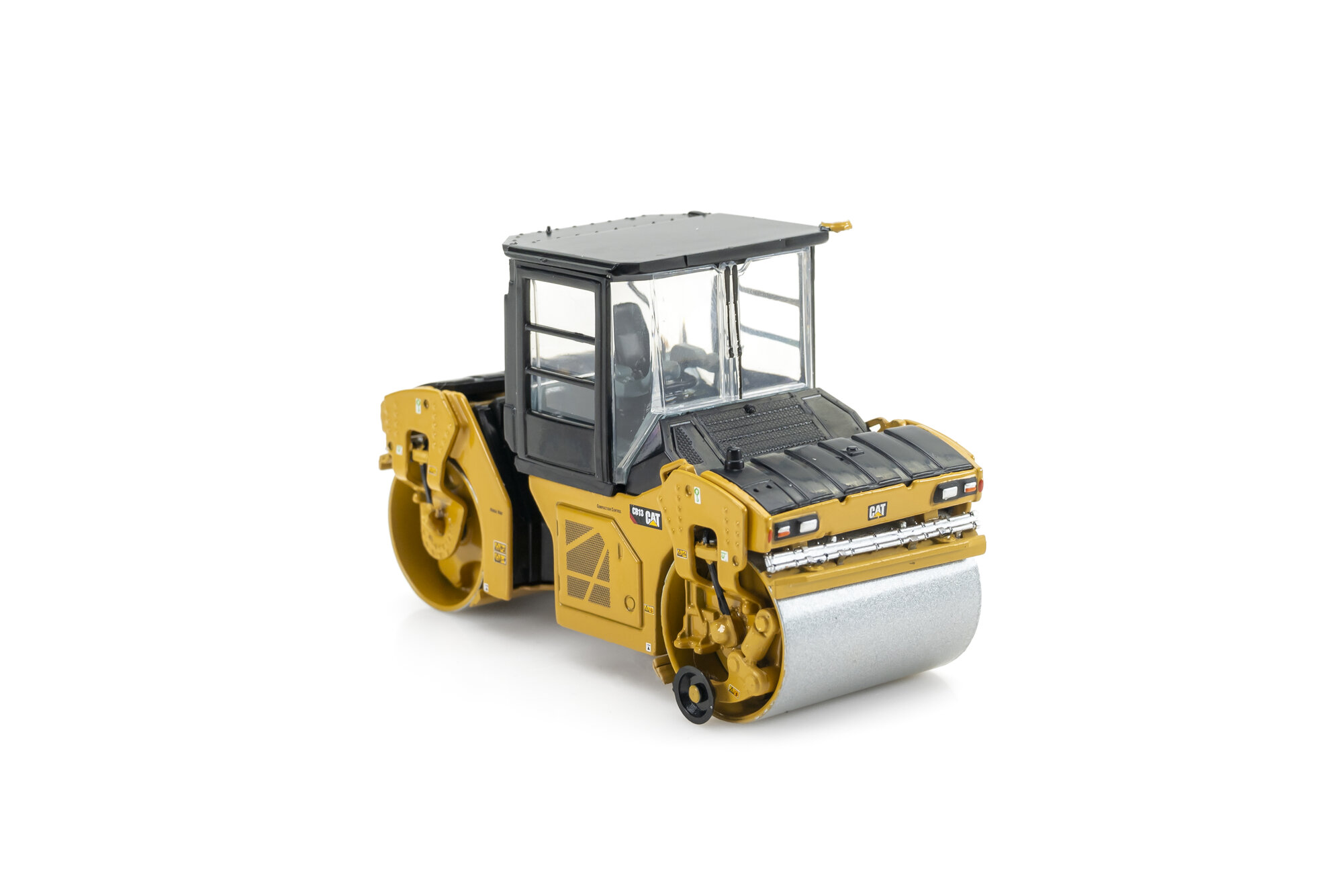 1:64 Scale Cat® CB-13 Tandem Vibratory Roller Diecast Model – Detailed Cab & Construction Series Collectible - View #13