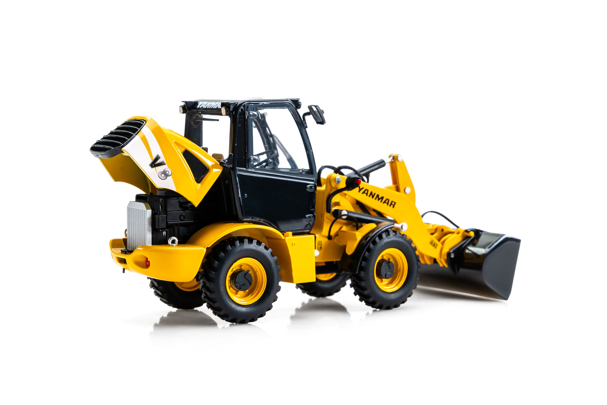 YANMAR/ヤンマー V8ホイールローダー(1/32) ミニチュア ローダー YANMAR/ヤンマー V8ホイールローダー(1/32) ミニチュア ローダー