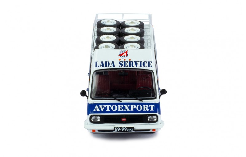 RAF 2203 LADA RALLY SERVICE ASSISTANCE AUTOEXPORT 1983 IXO RAC372X 1/43 1:43