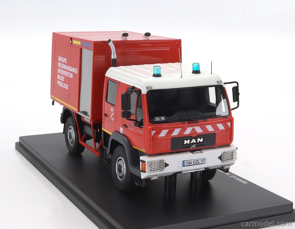 ALERTE, MAN LE 14.220 Bemaex FSR SDIS 28 - Eure-et-Loir avec balisage