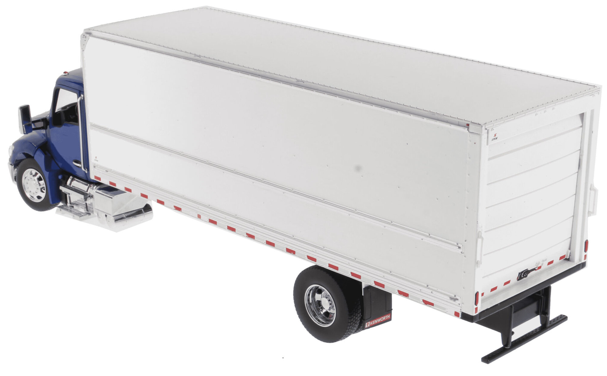 Kenworth T280 Blue Cab with Supreme Signature Van Truck Body