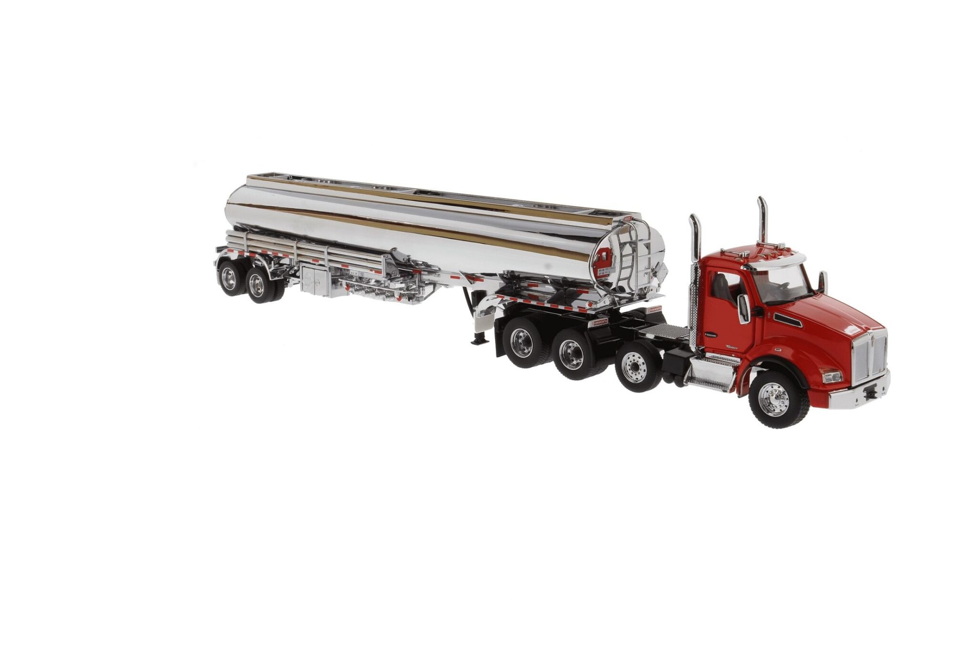 Kenworth T880S Red Cab & Heil Fleet Duty 9300/DT-C4 Chrome