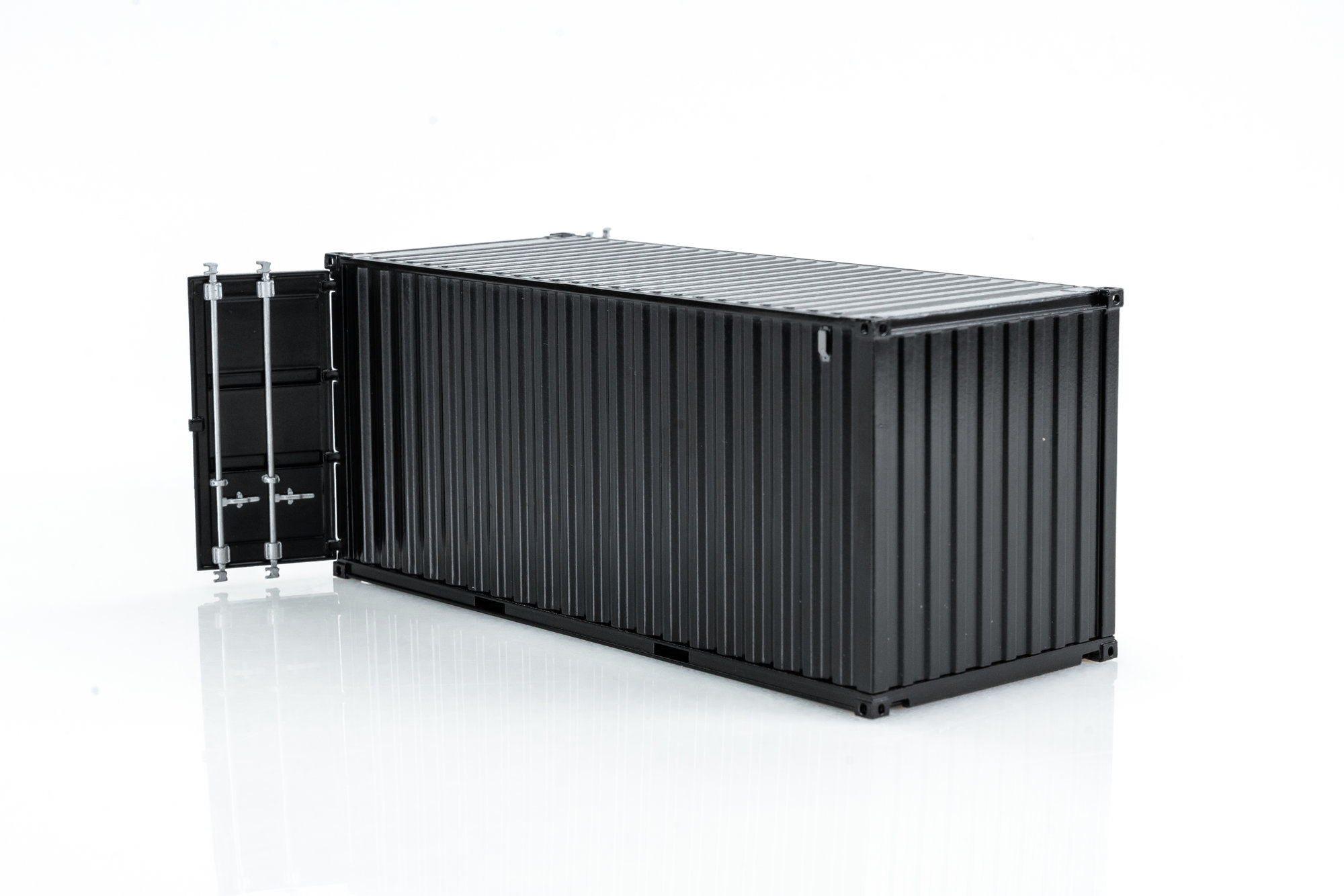 20ft Container - Black | Modelsnavigator.com