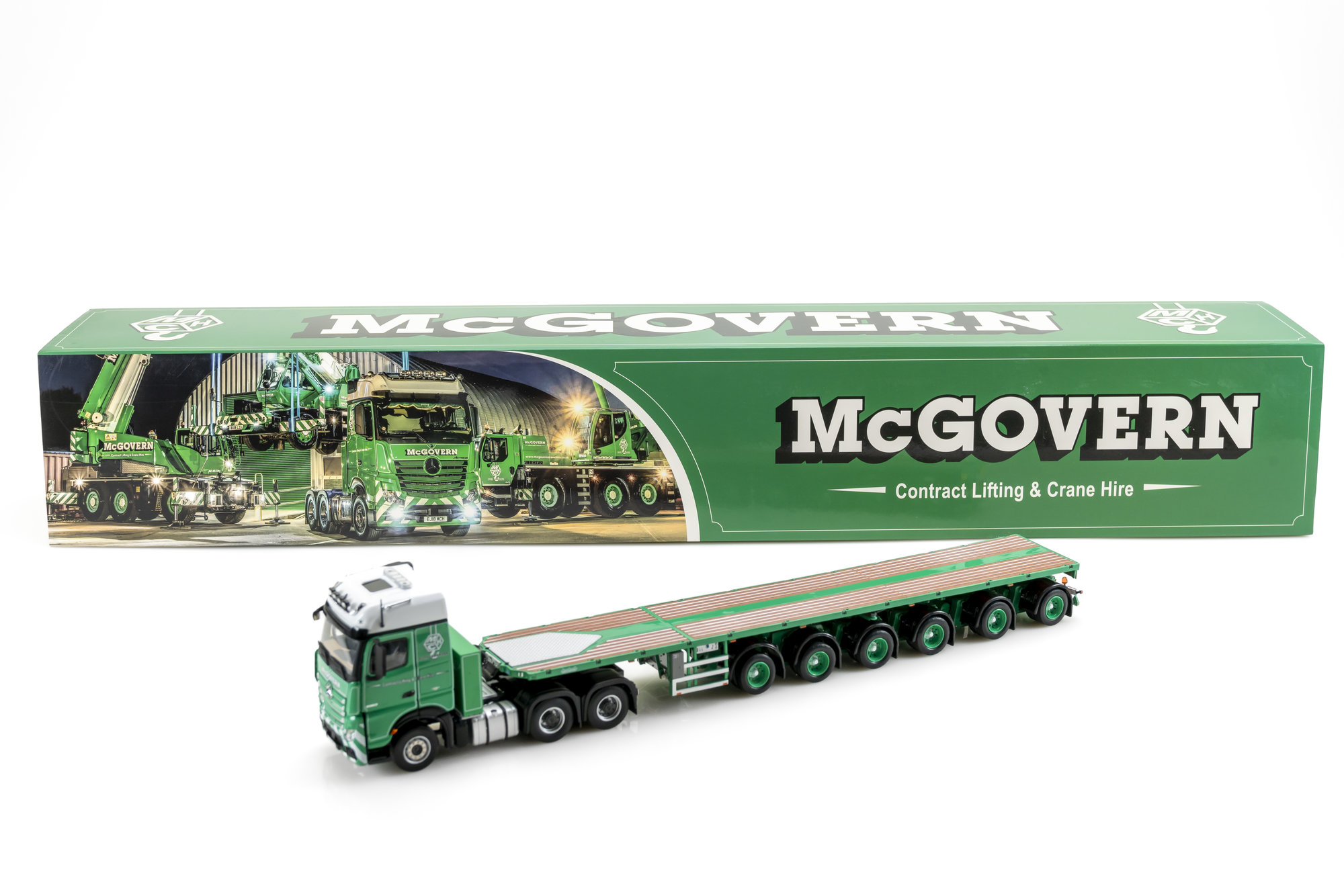 MERCEDES Actros BigSpace 6x4 with NOOTEBOOM semi-trailer