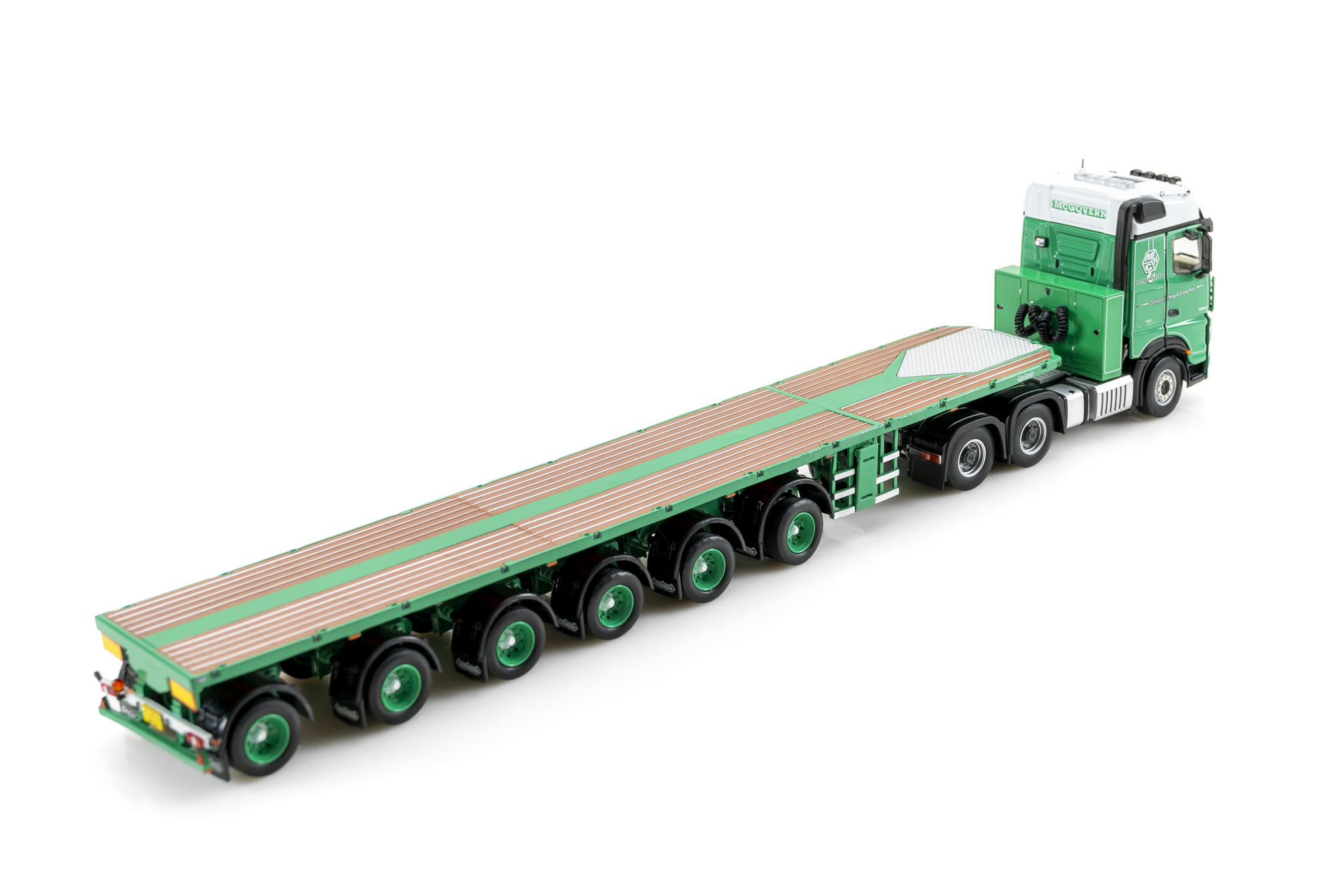 MERCEDES Actros BigSpace 6x4 with NOOTEBOOM semi-trailer with 6