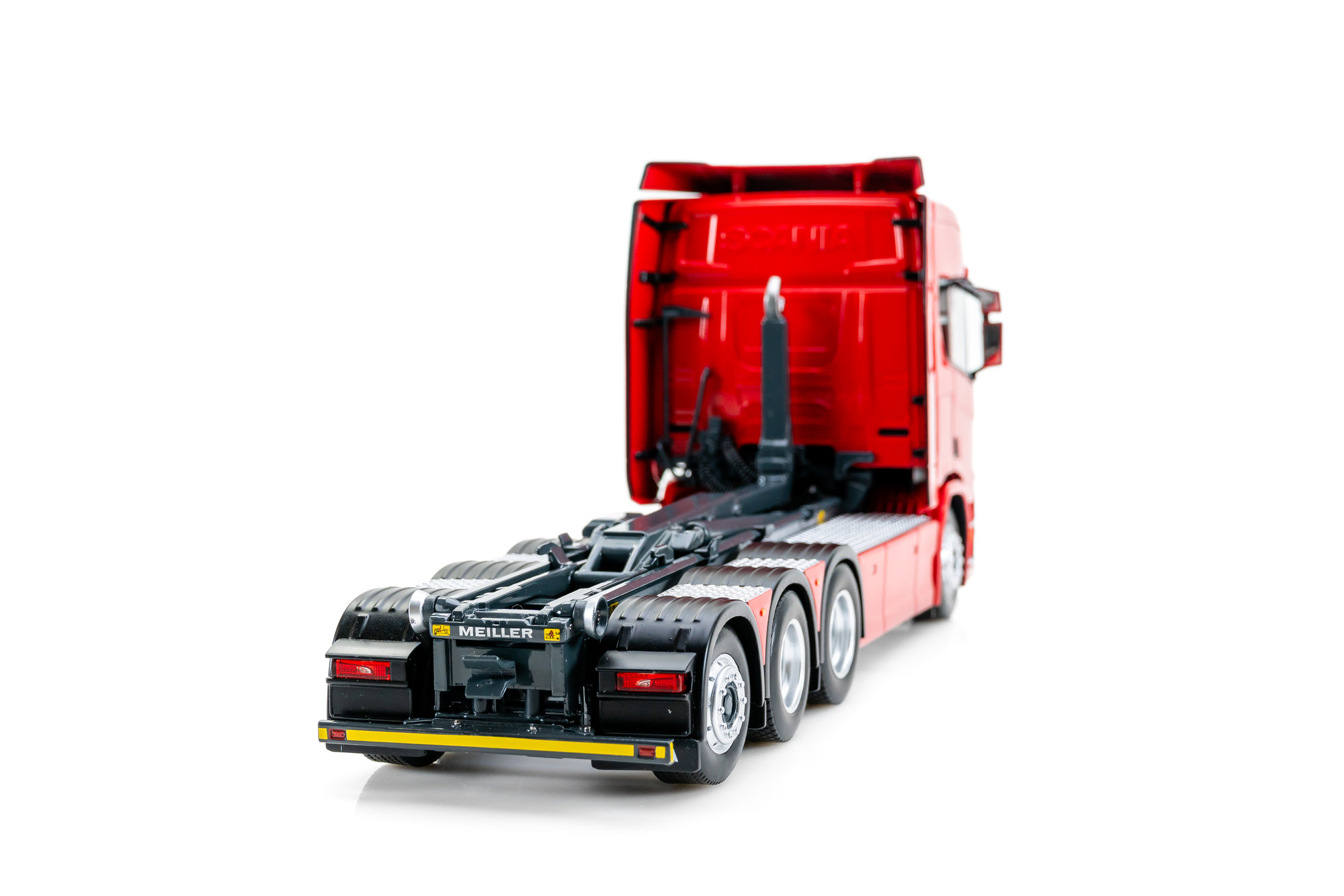 Scania R500 series with hooklift, red | Modelsnavigator.com