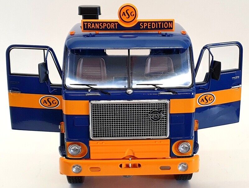 Volvo F88, blue/yellow, 1971 | Modelsnavigator.com