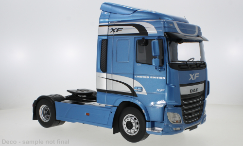 DAF XF Space Cab, metallic-light blue, 2018 | Modelsnavigator.com