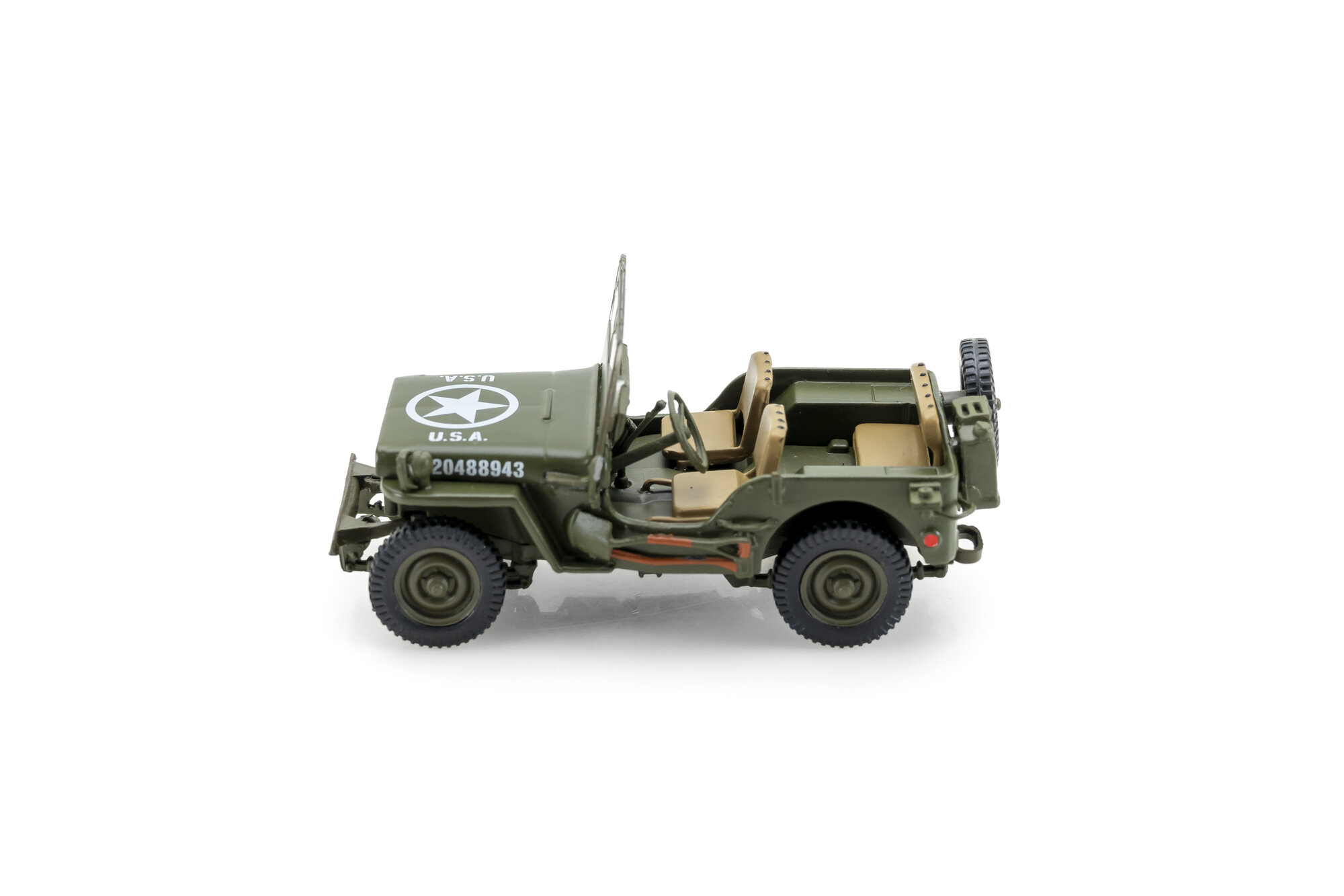 Jeep Willys MB, Olive Green, 1943 | Modelsnavigator.com