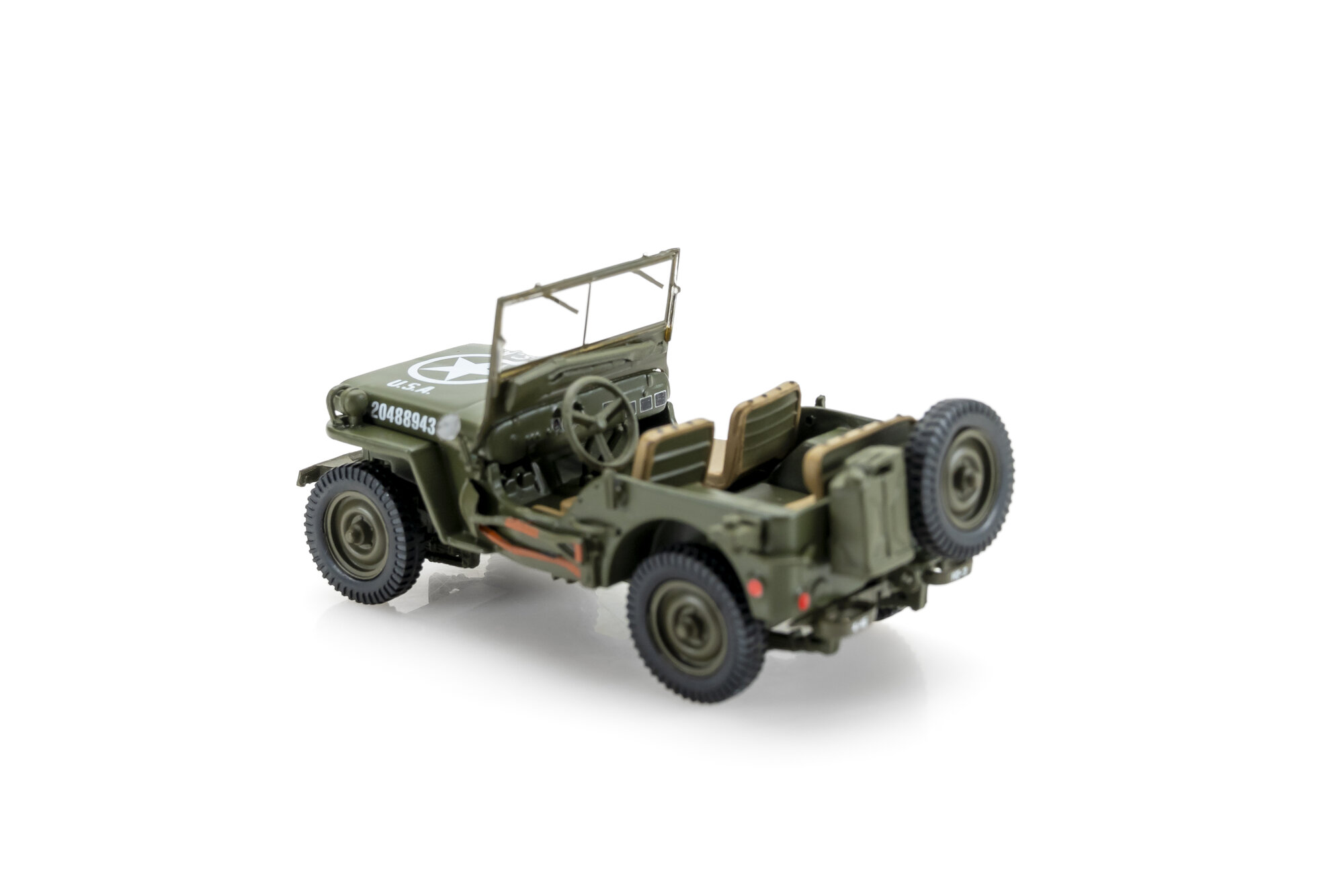 Jeep Willys MB, Olive Green, 1943 | Modelsnavigator.com
