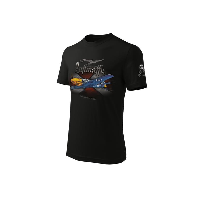 T Shirt with Luftwaffe Messerschmitt BF109 X Large
