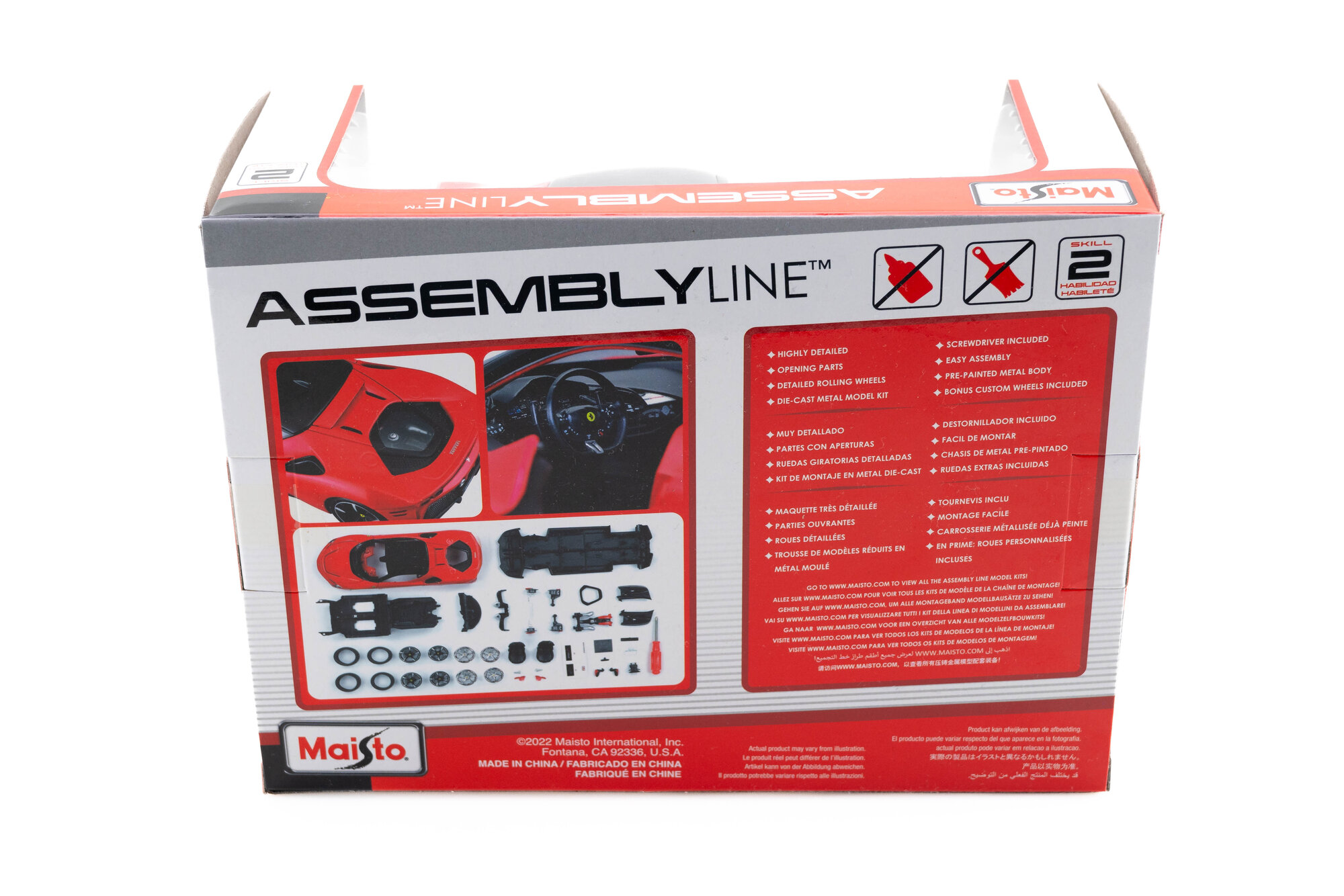 Maisto Ferrari SF90 Stradale – Yellow | 1:64 Scale Die-Cast Model - View #4