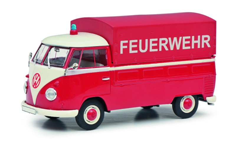 Miniature Eagles Race 1/43 N°1109 - VW Coccinelle 1303 Pompiers - Rouge/blanc