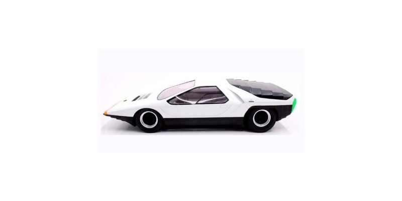 Alfa Romeo Carabo Bertone 1968 Top Marques 1/18 - Blanche - TOP084B