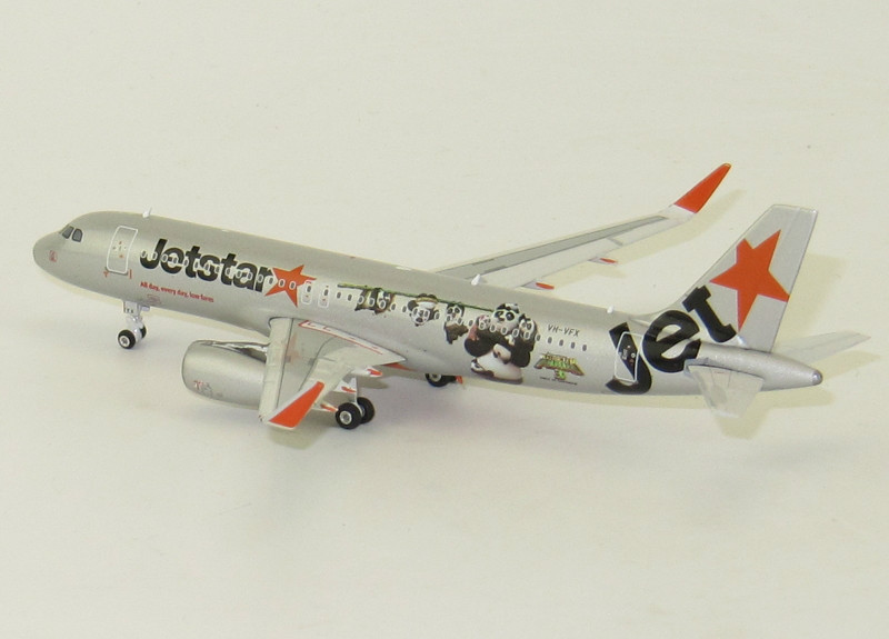 Jetstar A320-200 VH-VFX 「カンフーパンダ」1:400 1/400 A320-200 ジェットスター カンフーパンダ3 VH-VFX [04102