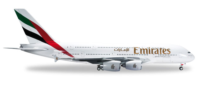 Airbus A380-800 Commercial Aircraft with Landing Gear